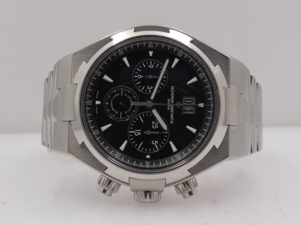 Vacheron Constantin Overseas Chronograph 42mm 49150 BOX&PAPERS Automatico Anno 2007 Acciaio Braccialato