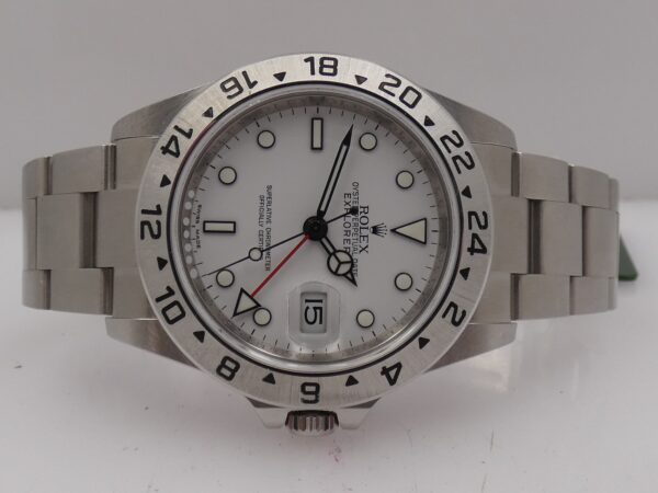 Rolex Explorer II 3186 N.O.S. RRR Random 16570 FULL SET Garanzia Italia NO HOLES Acciaio Anno 2012