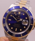 Rolex Submariner Date 16613 Purple Dial Acciaio&Oro 18Kt Anno 1991 With BOX Automatico - immagine 7