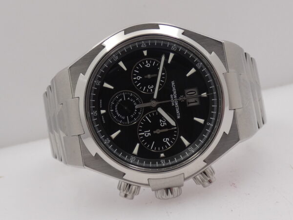 Vacheron Constantin Overseas Chronograph 42mm 49150 BOX&PAPERS Automatico Anno 2007 Acciaio Braccialato