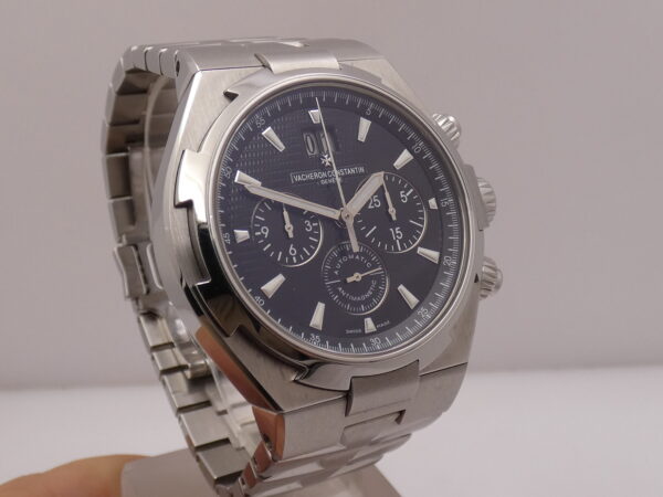 Vacheron Constantin Overseas Chronograph 42mm 49150 BOX&PAPERS Automatico Anno 2007 Acciaio Braccialato