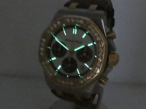 Cronografo Audemars Piguet Royal Oak Offshore Diamonds With EXTRACT 18Kt Rose Gold&Steel TOP Special Edition Year 2017