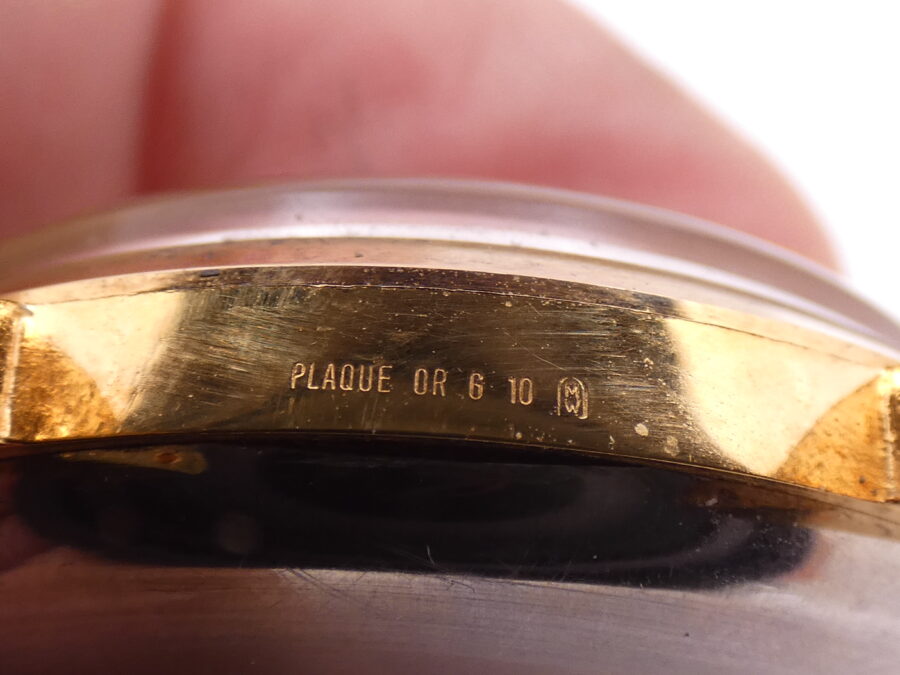 Lanco Bicompax Chronograph 37mm Honey Comb Dial ANNI 1950's Laminato Oro Rosa 10Kt Lemania 1275 Manuale - immagine 11