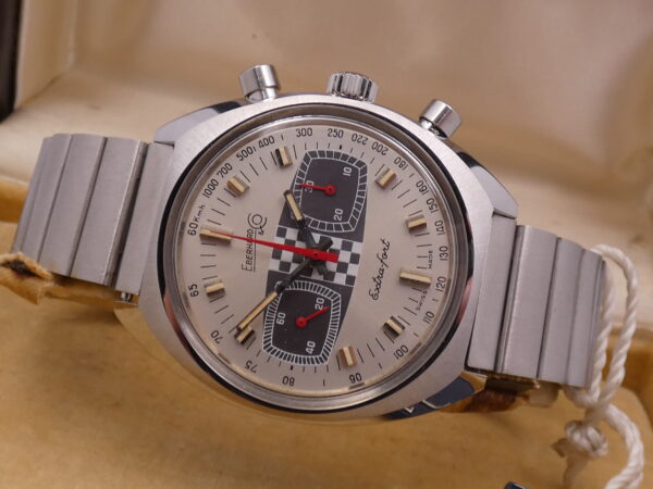 Eberhard Extra-Fort Racing 31006 N.O.S. Acciao NEW OLD STOCK BOX & PAPERS Manuale Anni '70s