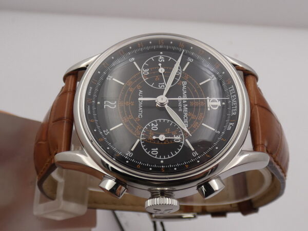 Baume & Mercier Cronografo Classima Executive NUOVO BOX&PAPERS STICKERS Automatico Acciaio Mai Indossato