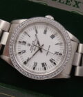 Rolex Air King 14000 SENZA FORI Diamond Bezel 34mm ANNO 1998 Automatico Acciaio - immagine 5