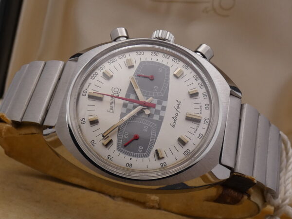 Eberhard Extra-Fort Racing 31006 N.O.S. Acciao NEW OLD STOCK BOX & PAPERS Manuale Anni '70s