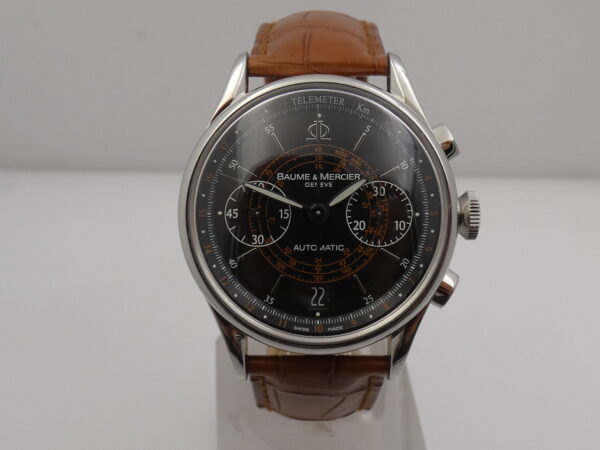 Baume & Mercier Cronografo Classima Executive NUOVO BOX&PAPERS STICKERS Automatico Acciaio Mai Indossato