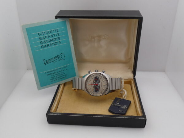 Eberhard Extra-Fort Racing 31006 N.O.S. Acciao NEW OLD STOCK BOX & PAPERS Manuale Anni '70s