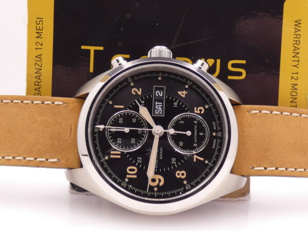 Hamilton Khaki Field Day Date Cronografo NUOVO Anno 2023 BOX&PAPERS Automatico Acciaio