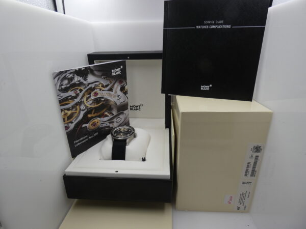 Montblanc 1858 Geosphere UTC 117837 NEW BOX PAPERS & STICKERS Steel Never Worn December 2024