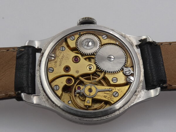 Longines Calatrava ANNO 1937 Acciaio Carica Manuale Orologio Vintage