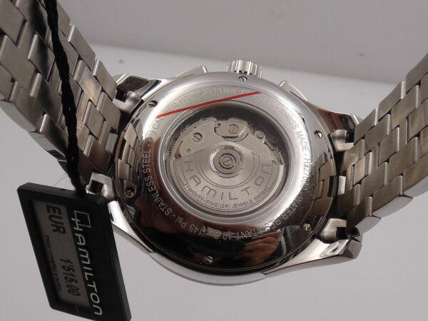 Hamilton Jazzmaster Maestro Cronografo Day Date NUOVO Anno 2022 BOX&PAPERS Automatico Acciaio