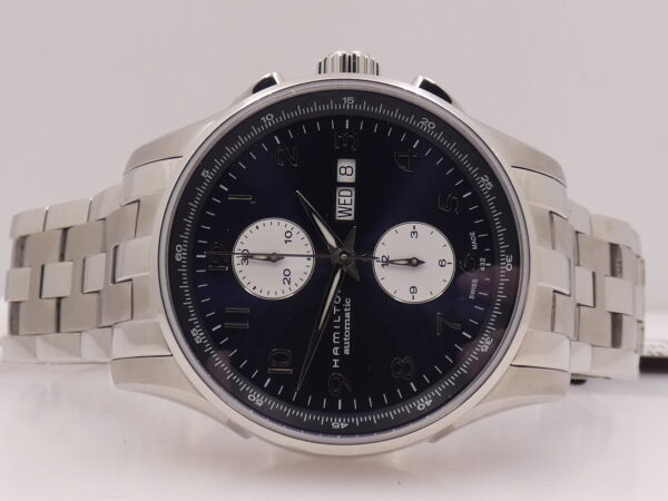 Hamilton Jazzmaster Maestro Cronografo Day Date NUOVO Anno 2022 BOX&PAPERS Automatico Acciaio