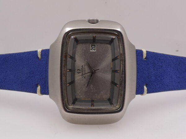 Omega Genève TV Screen Jumbo 45mm Automatico 166.0123 ANNO 1973 Acciaio