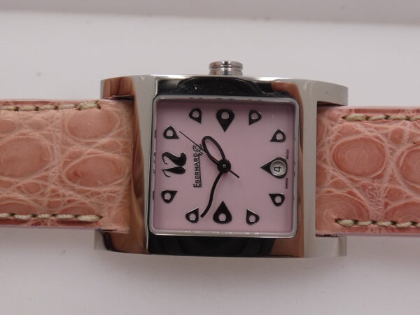 Eberhard & Co. Gingi Date 61007 NEW Pink Dial BOX&PAPERS ANNI 2000's Ladies Watch
