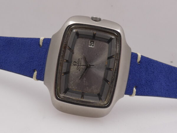 Omega Genève TV Screen Jumbo 45mm Automatico 166.0123 ANNO 1973 Acciaio