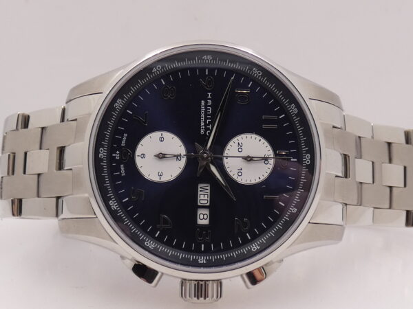 Hamilton Jazzmaster Maestro Cronografo Day Date NUOVO Anno 2022 BOX&PAPERS Automatico Acciaio