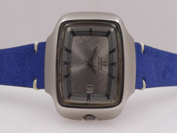 Omega Genève TV Screen Jumbo 45mm Automatico 166.0123 ANNO 1973 Acciaio