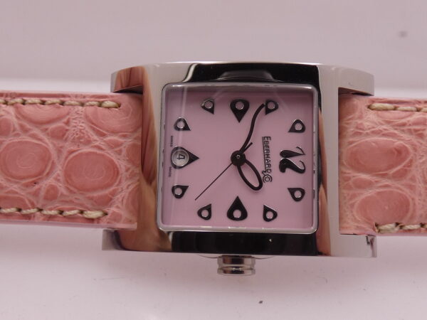 Eberhard & Co. Gingi Date 61007 NEW Pink Dial BOX&PAPERS ANNI 2000's Ladies Watch