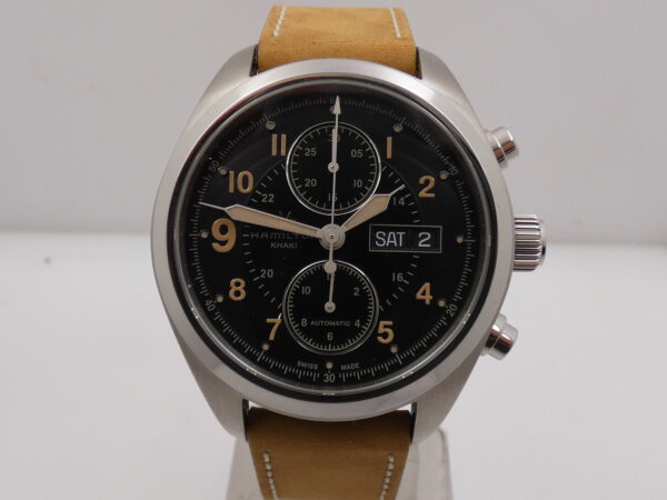 Hamilton Khaki Field Day Date Cronografo NUOVO Anno 2023 BOX&PAPERS Automatico Acciaio