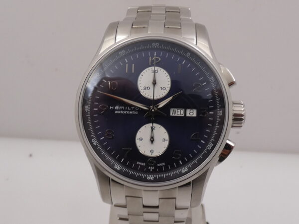 Hamilton Jazzmaster Maestro Cronografo Day Date NUOVO Anno 2022 BOX&PAPERS Automatico Acciaio