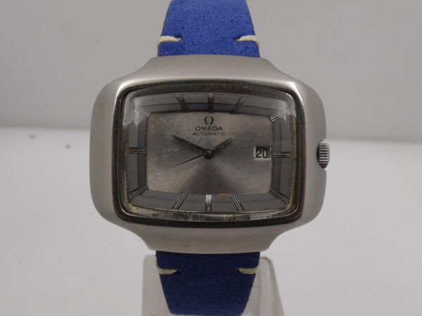 Omega Genève TV Screen Jumbo 45mm Automatico 166.0123 ANNO 1973 Acciaio