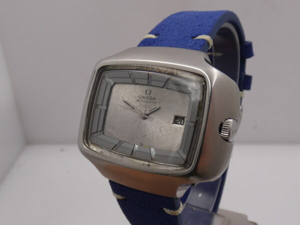 Omega Genève TV Screen Jumbo 45mm Automatico 166.0123 ANNO 1973 Acciaio
