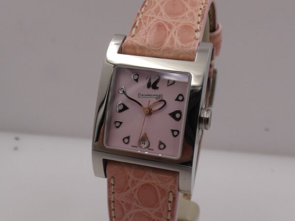 Eberhard & Co. Gingi Date 61007 NEW Pink Dial BOX&PAPERS ANNI 2000's Ladies Watch
