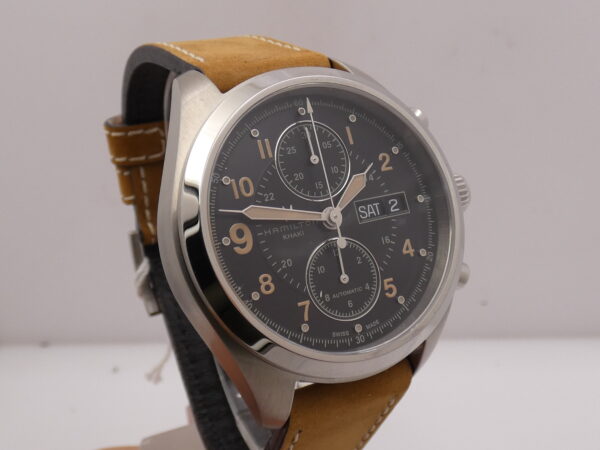 Hamilton Khaki Field Day Date Cronografo NUOVO Anno 2023 BOX&PAPERS Automatico Acciaio