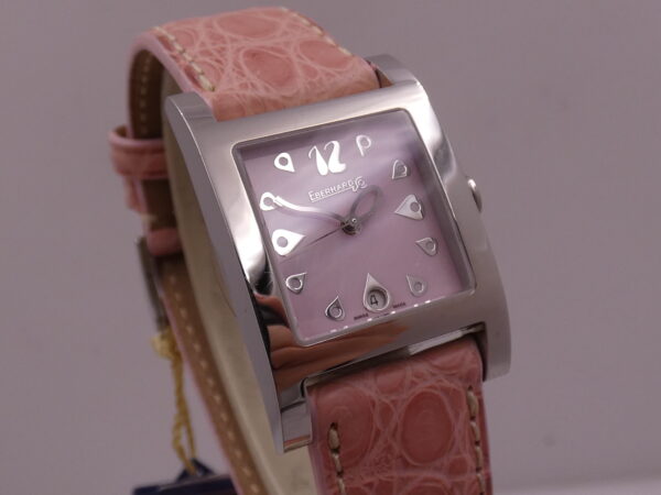 Eberhard & Co. Gingi Date 61007 NEW Pink Dial BOX&PAPERS ANNI 2000's Ladies Watch