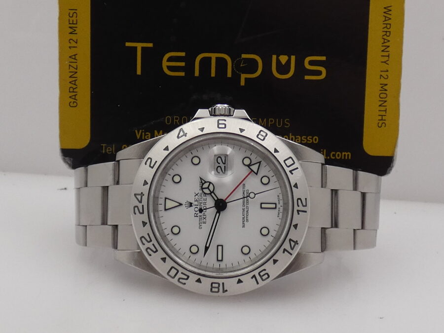 Rolex Explorer II 16570 SEL POLAR Anno 2003 White Dial Automatico Acciaio - immagine 2