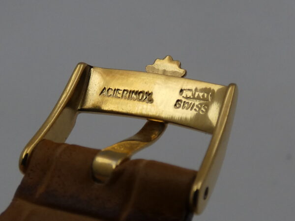 Rolex Datejust 36 Rare 1601 Oro Massiccio 18Kt Original Dial Leaf Hands ANNI'60 JUST SERVICED Automatico