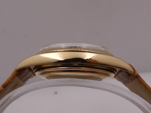 Rolex Datejust 36 Rare 1601 Oro Massiccio 18Kt Original Dial Leaf Hands ANNI'60 JUST SERVICED Automatico