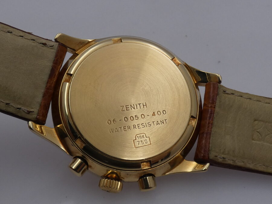 Cronografo Zenith El Primero 06.0050.400 Oro Massiccio 18Kt With BOX Automatico ANNI '90s - immagine 14
