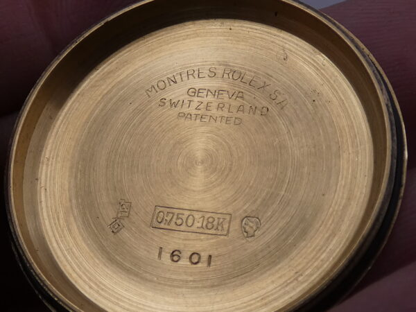 Rolex Datejust 36 Rare 1601 Oro Massiccio 18Kt Original Dial Leaf Hands ANNI'60 JUST SERVICED Automatico