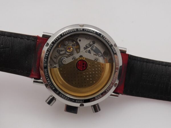 Cronografo Alain Silberstein Krono 2 Bauhaus Triple Date Moonphases Automatico Limited Edition Acciaio ANNI '90s
