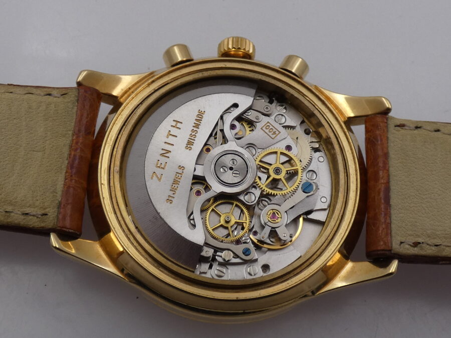 Cronografo Zenith El Primero 06.0050.400 Oro Massiccio 18Kt With BOX Automatico ANNI '90s - immagine 16