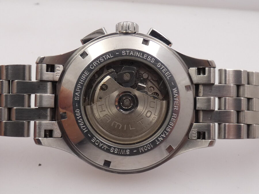 Hamilton Cronografo Khaki Aviation 44mm H765160 BOX&PAPERS Automatico Acciaio - immagine 17