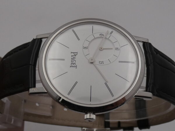Piaget Altiplano Big Second Oro Bianco 18 Kt P10411 Carica Manuale ANNI '2000s