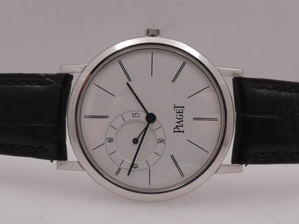 Piaget Altiplano Big Second Oro Bianco 18 Kt P10411 Carica Manuale ANNI '2000s