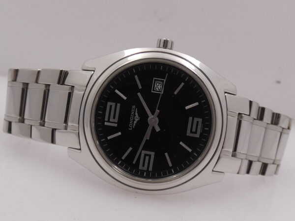 Longines LungoMare Lady L3.509.4 MilleRighe Dial 30mm Anni 2000's Acciaio Braccialato