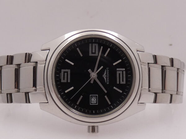 Longines LungoMare Lady L3.509.4 MilleRighe Dial 30mm Anni 2000's Acciaio Braccialato