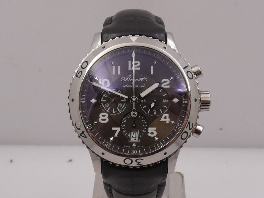 Breguet Cronografo Type XXI Retour En Vol 43mm 3810 Automatico ANNI '2000s Acciaio - immagine 8