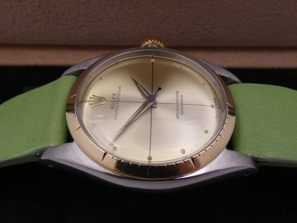 Rolex Oyster Perpetual 34 ZEPHYR 6582 Automatico Acciaio&Oro 18Kt JUST SERVICED Anno 1959 Vintage