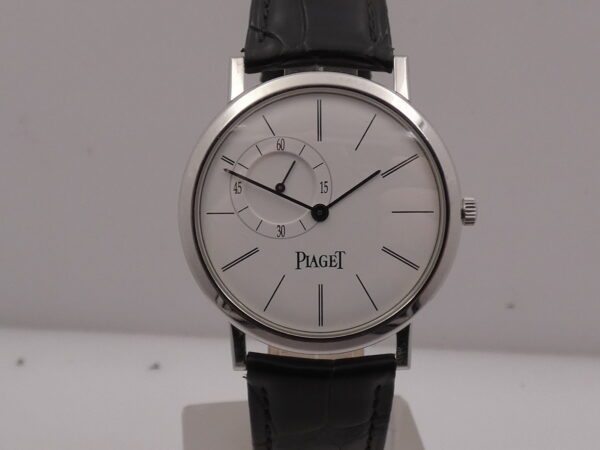 Piaget Altiplano Big Second Oro Bianco 18 Kt P10411 Carica Manuale ANNI '2000s