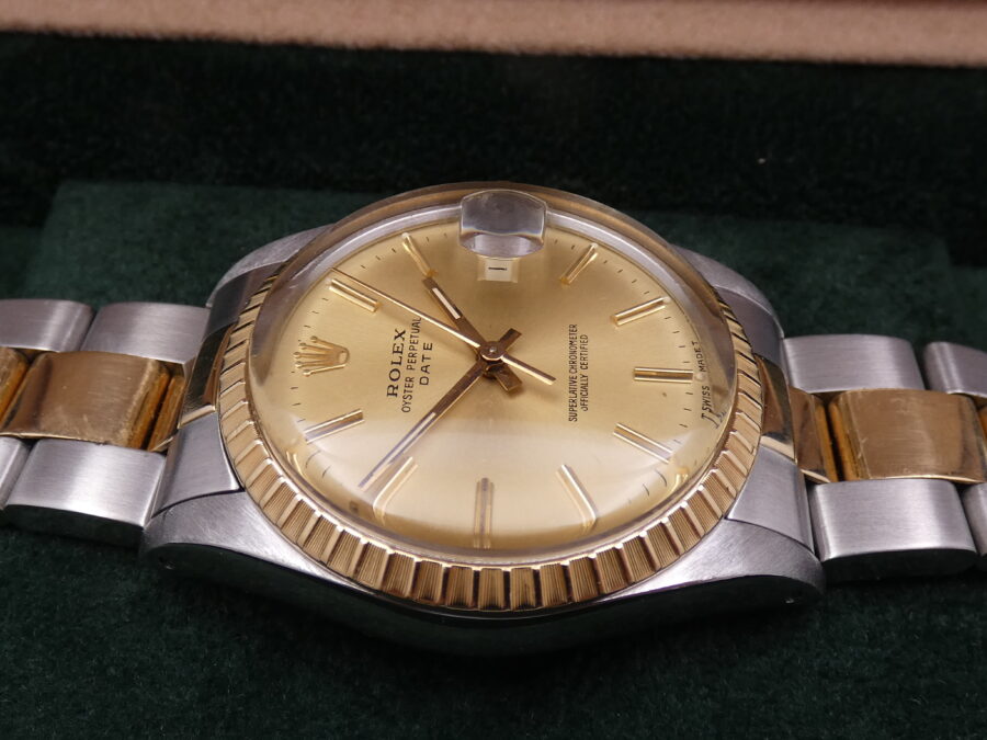 Rolex Oyster Perpetual Date 15053 Acciaio & Oro 18 Kt ANNO 1986 Automatico - immagine 9