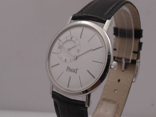 Piaget Altiplano Big Second Oro Bianco 18 Kt P10411 Carica Manuale ANNI '2000s
