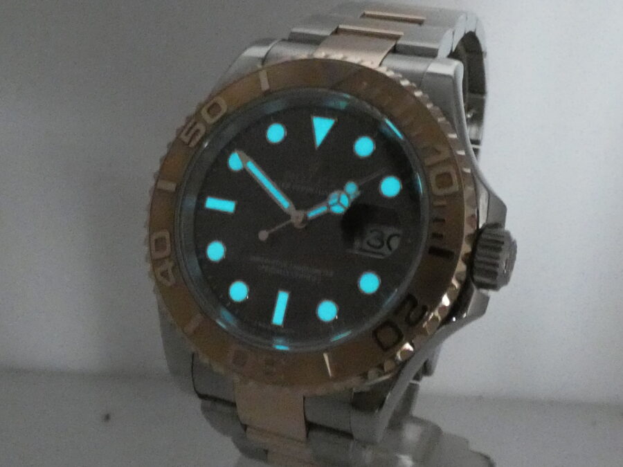 Rolex Yacht-Master 40 116621 Chocolate Acciaio & Oro Rosa 18Kt With BOX Automatico - immagine 10