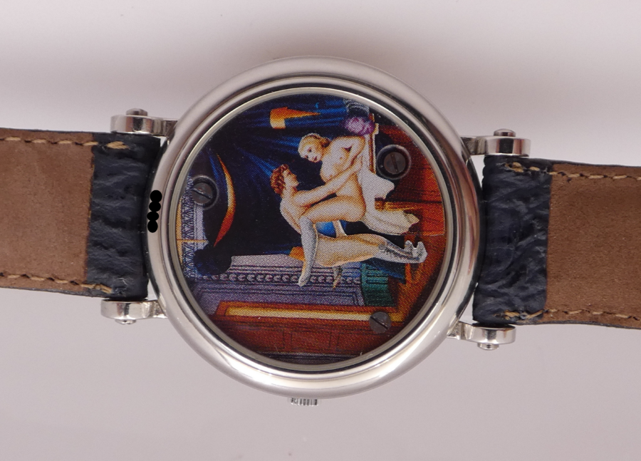 IGJ Montre Erotique LIMITED EDITION Automatic Date ANNI '90 Acciaio - immagine 2